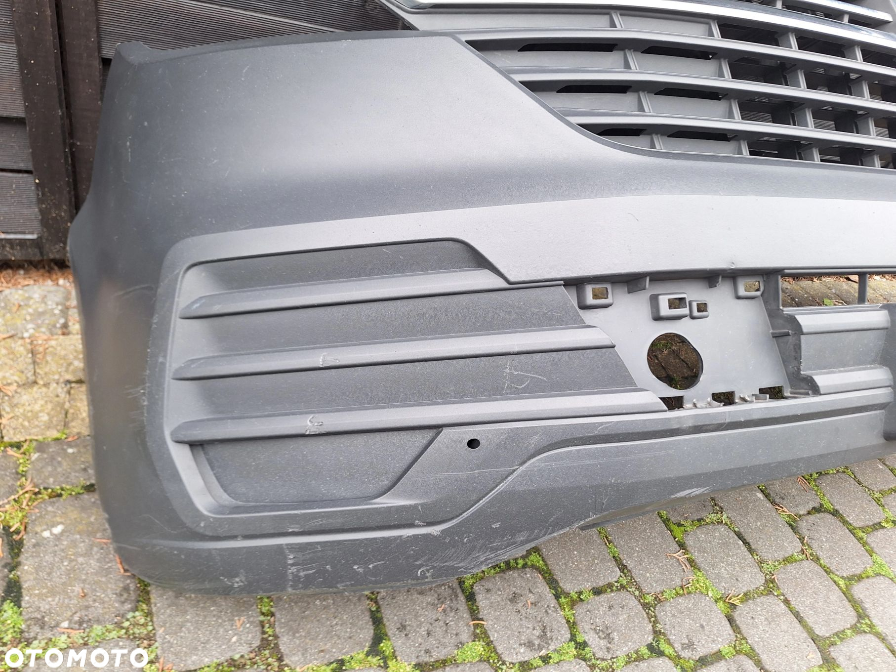 VW TRANSPORTER T6 LIFT 19- ZDERZAK PRZÓD PRZEDNI+WZMOCNIENIE GRILLA ORYG. 7LA807221B WYSYŁKA - 7