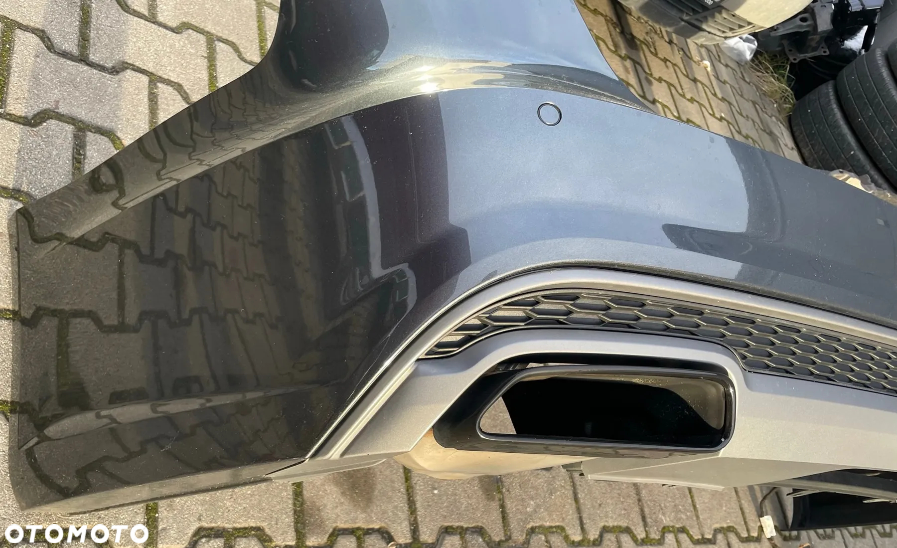 Audi A6 C7 4G Avant S-Line zderzak tył tylny LZ7S kompletny wydechy - 4