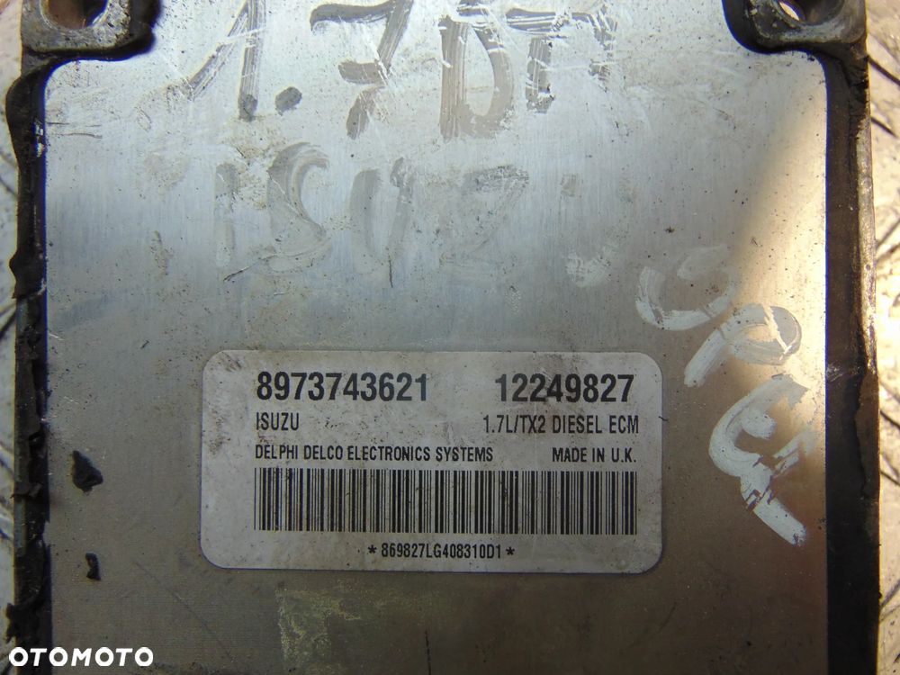 Sterownik silnika Opel Astra G 1,7 DTI 12249827