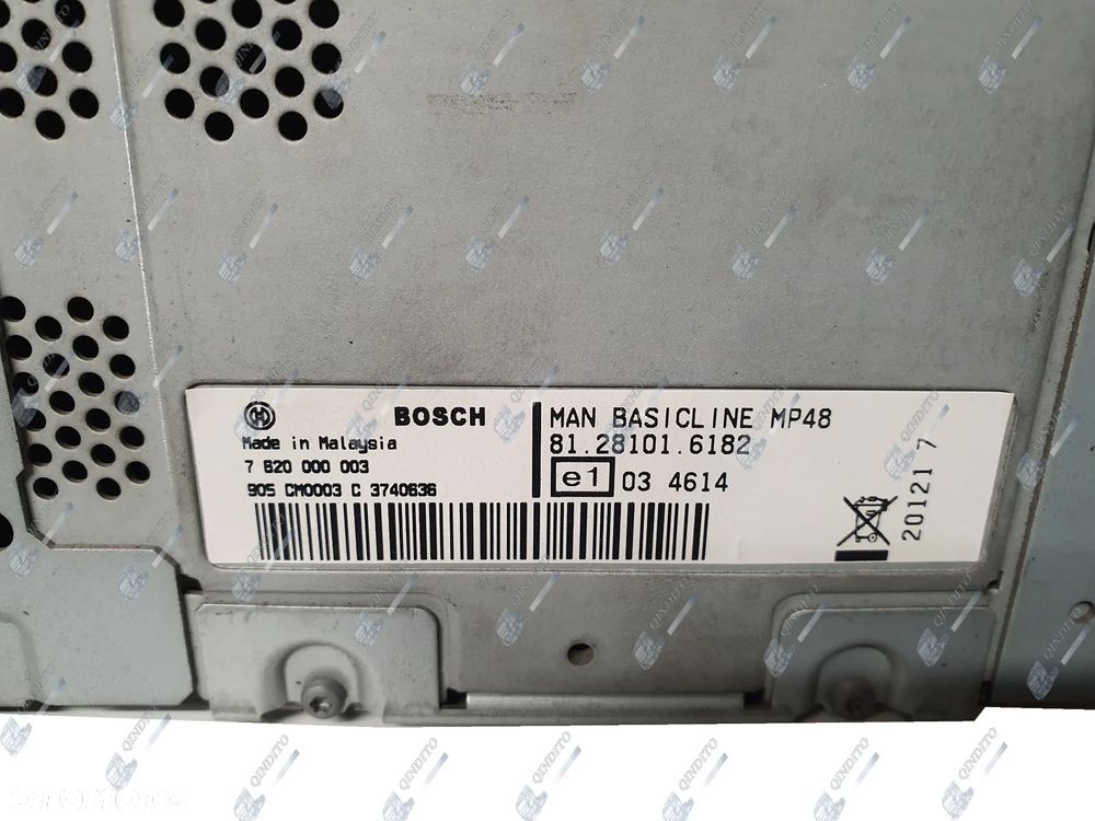 RADIO BOSCH MAN TGX TGA 81281016182 - 2