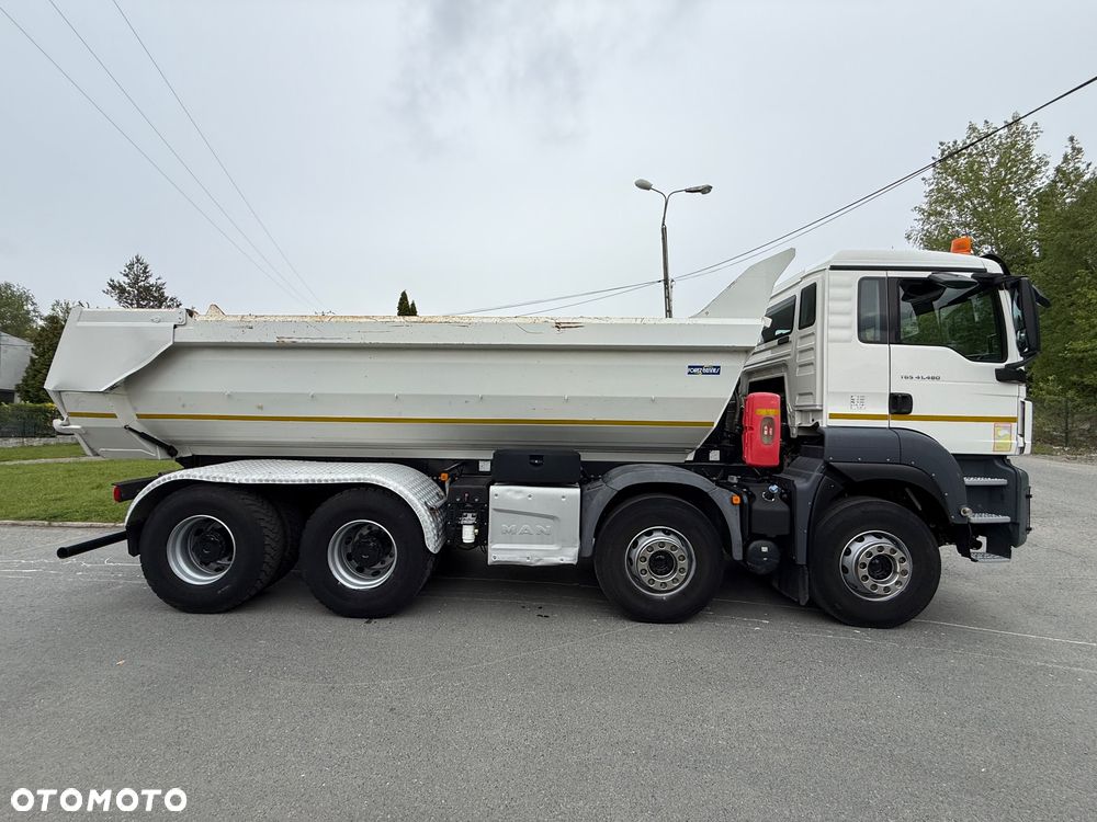 MAN TGS 41.480* 8x4* Wywrot* Hydroklapa* Koła 85%* Z Francji* Stan - 5