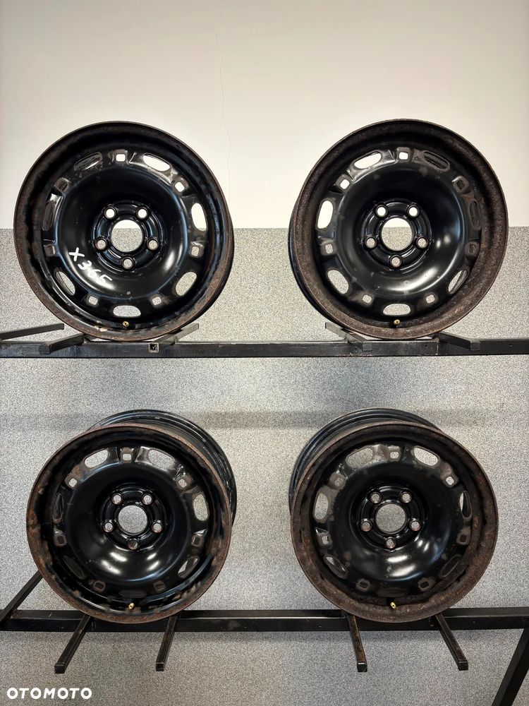 4 FELGI STAL. VW POLO , FOX , SKODA FABIA , SEAT IBIZA 14'' 5J ET35 - 1