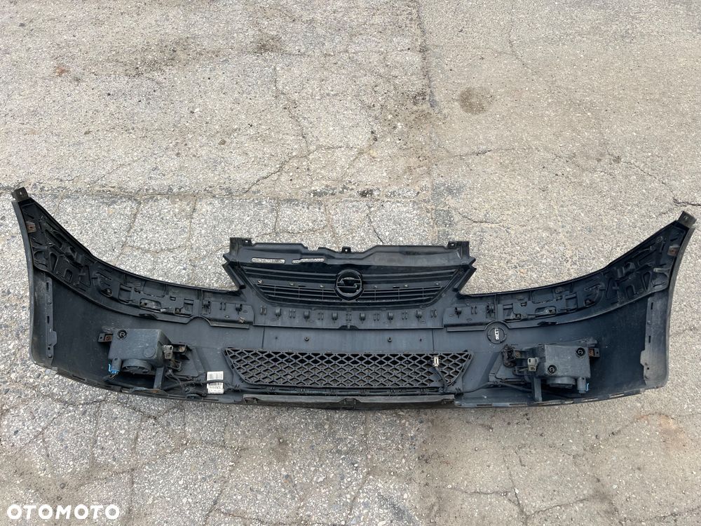 OPEL CORSA C GSI LIFT 2003–2006 ZDERZAK PRZÓD PRZEDNI 13120824 CZARNY KRATKI GRILL ATRAPA HALOGENY KOMPLETNY - 7