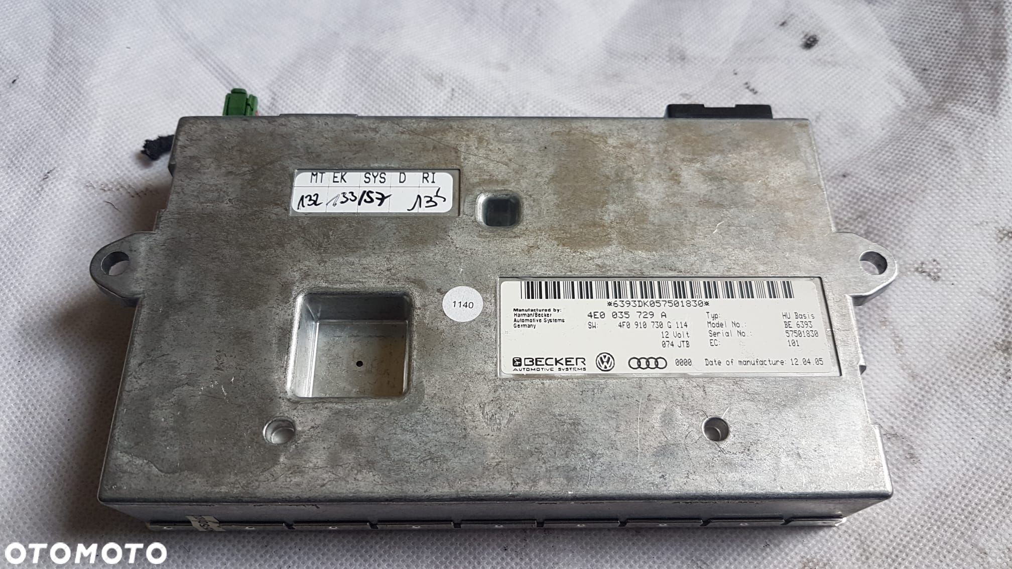 Moduł sterownik MMI PL F-BASS Audi A4 A6 A8 bez ochrony komponentu - 1