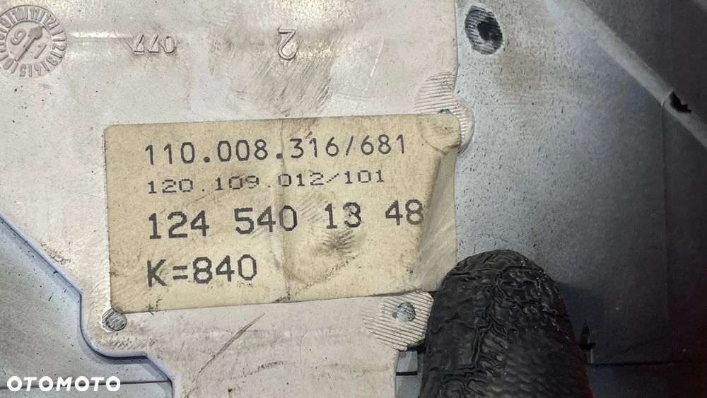 Licznik zegary Mercedes 124 W124 2.0 DIESEL 1245401348 - 3
