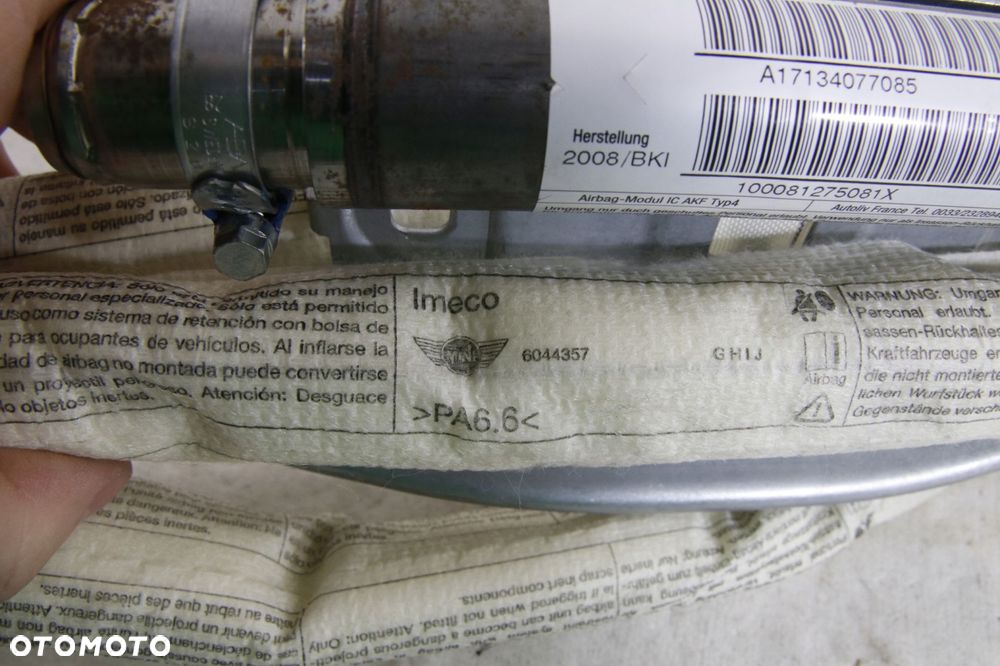 kurtyna poduszka airbag lewa oryginał mini cooper one r56 2007-2014 - 3