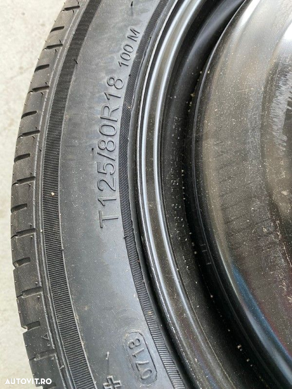Roata de rezerva T125/80R18 Volvo XC90 XC60 2015-2022 31680220 31362275 - 3