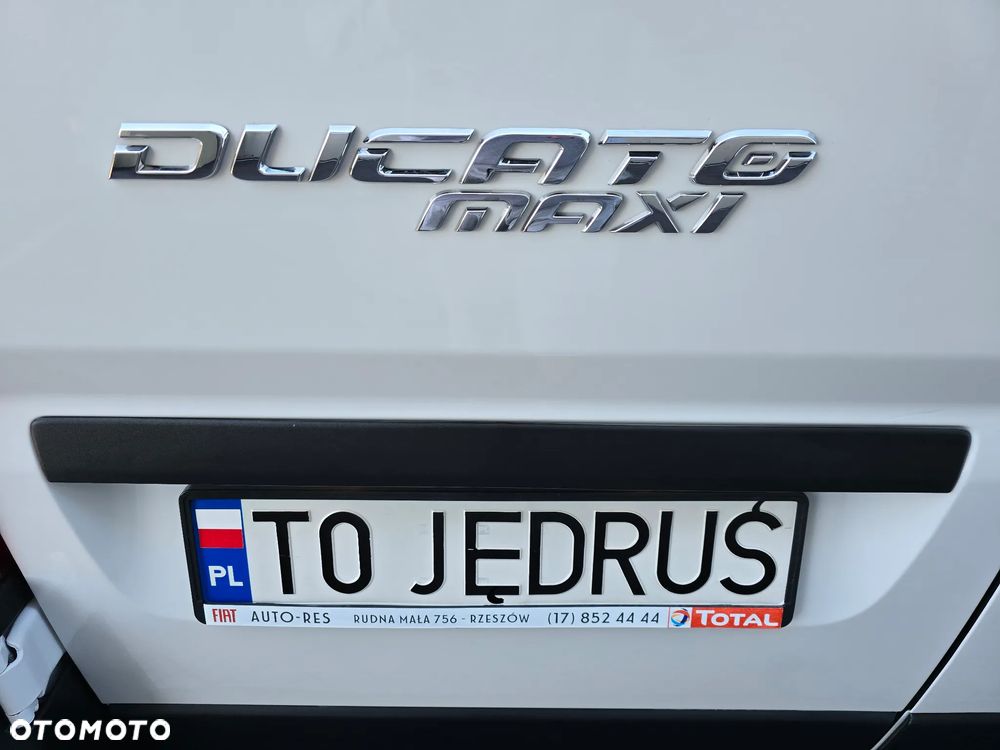 Fiat DUCATO L4H2 MAXI 1257Kg ŁADOWNOŚĆ SILNIK 2,3 IVECO POWER 180 KM SALON PL LEDY TEMPOMAT KAMERA COFANIA KLIMA AUOMATYCZNA SIEDZENIE KIEROWCY KOMFORTOWE, HYDRAULICZNE  OPONY ZIMA LATO SERWIS DO OSTATNIEGO Km STAN JAK NOWY - 3