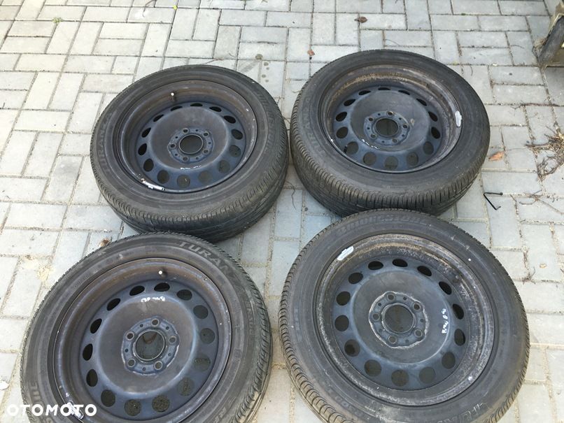 felgi stal bmw e87 e90 nowe bridgestone 205/55/16 - 1