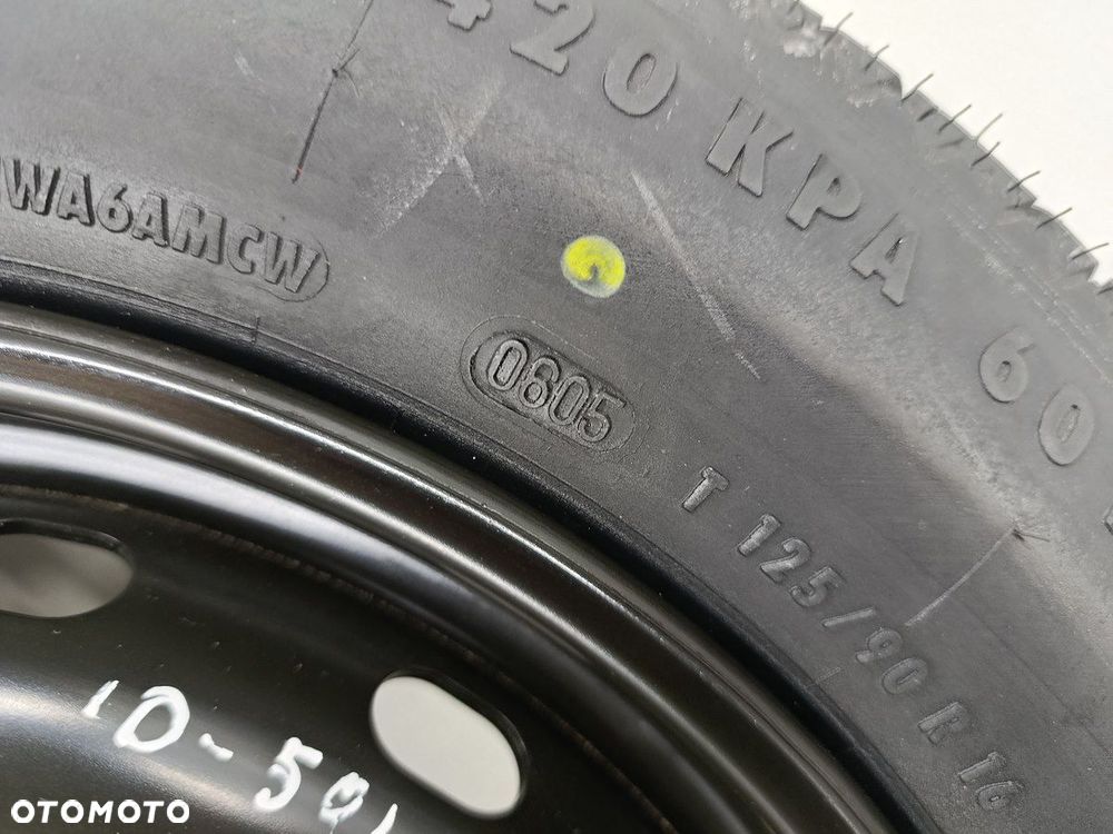 KOŁO DOJAZDOWE 16'' MERCEDES-BENZ KLASA A W169 1694000802  125/90R16 - 3