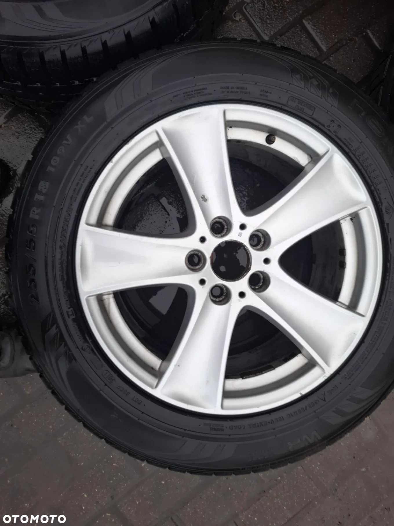 BMW X5 E70 FELGI ALUMINIOWE 18 CALI OPONY ZIMOWE 8,5 J18 ET46 - 5