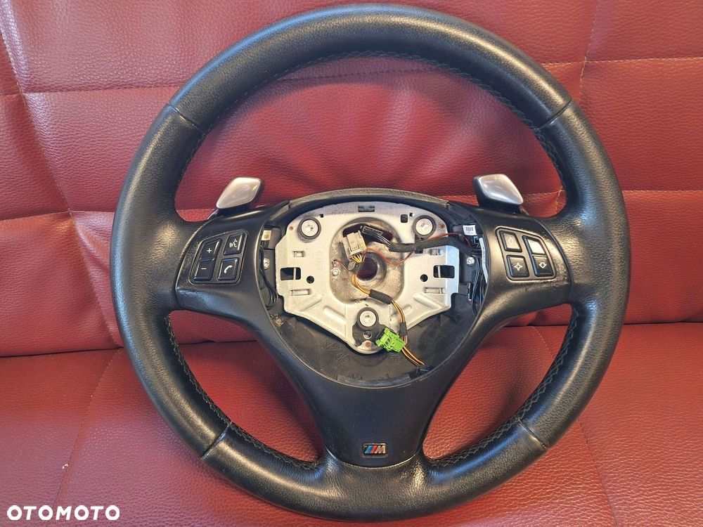 BMW 1 3 E87 E82 E90 E91 E92 KIEROWNICA PODUSZKA M-PAKIET ŁOPATKI AUTOMAT - 5