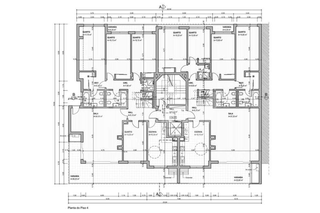 Apartamento T4 duplex em construção, com 2 lugares de garagem e terraç - Grande imagem: 2/7