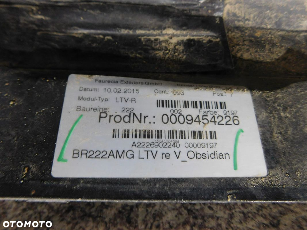 Mercedes S 222 AMG próg lewy listwa progowa - 6