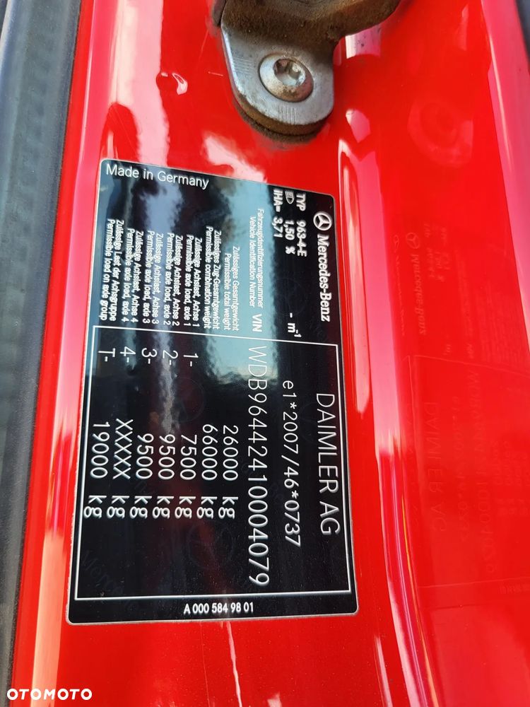 Mercedes-Benz Arocs 2645 6x4 budowlany DMC 66 ton z Niemiec - 14