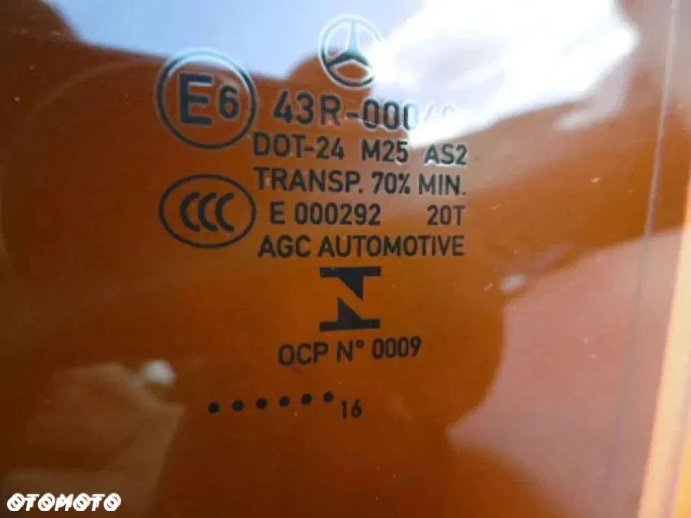 Mercedes W212 Lift Kombi 16r Szyba Drzwi Tylna Lewa Tył - 3