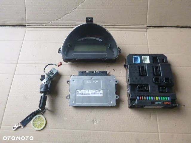 ZESTAW STARTOWY STACYJKA KOMPUTER BSI CITROEN C2 1.1 8V - 2
