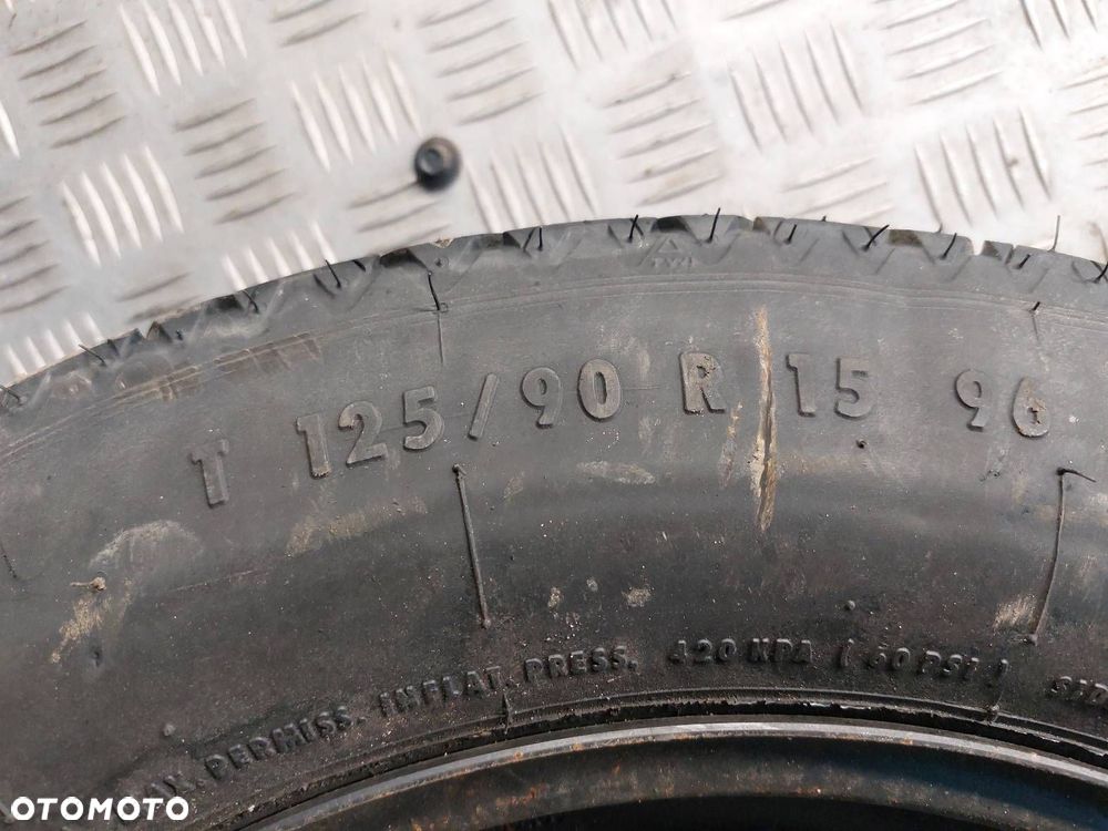 KOŁO ZAPASOWE ZAPAS 3.5JX15 ET40 4X114,3 125/90R15 FI 67.1 VOLVO V40 I - 2