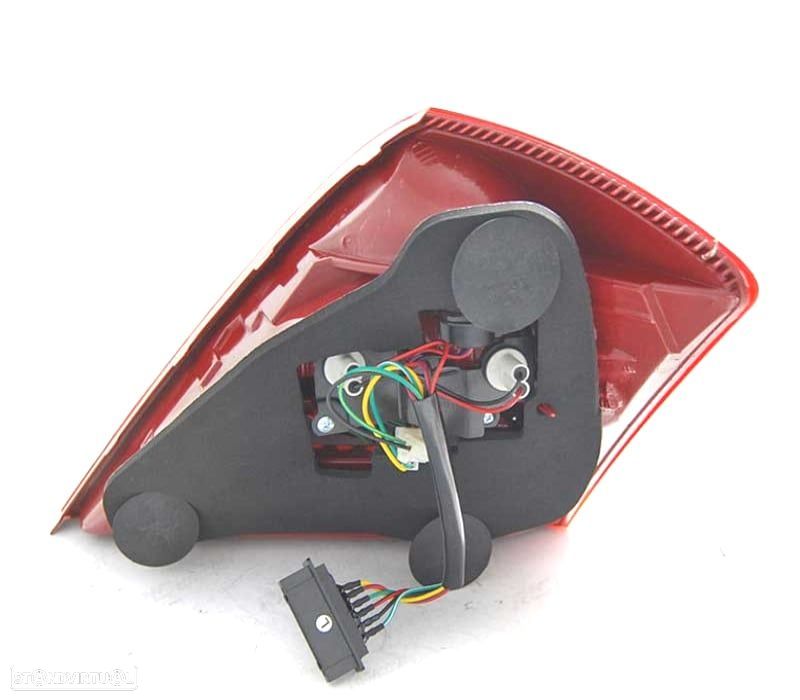 FAROLINS TRASEIROS MERCEDES W221 CLASE S 05-09 LED DINÁMICO LOOK W222 VERMELHO BRANCO - 4