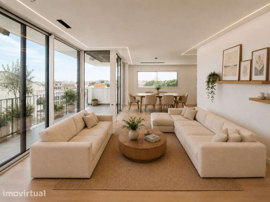 Moradia T5 na Amoreira com Piscina e Jardim Privativo - Grande imagem: 2/27