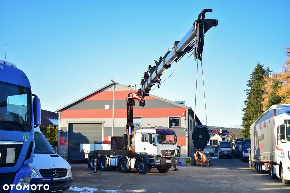 MAN TGS 35.480 / 8x6 H/ Skrzynia+Palfinger PK 85002 / Pilot/ Sprowadzony z Niemiec ! Stan wzorowy ! - 10