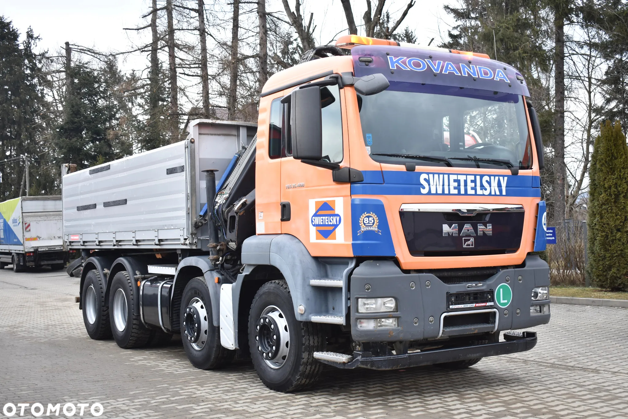 MAN TGS 35.400 Euro5 Wywrotka 8x4 + HDS HIAB XS 144 / Manual/ Resor / Kran/ Crane / Manipulator/ Sprowadzony z Austrii - 7
