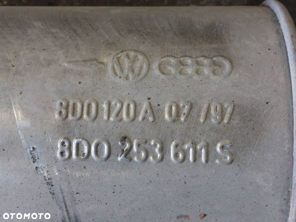 TŁUMIK WYDECH ŚRODKOWY + KOŃCOWY AUDI A4 B5 1.9 TDI 8D0253611S 8D0253411G - 6