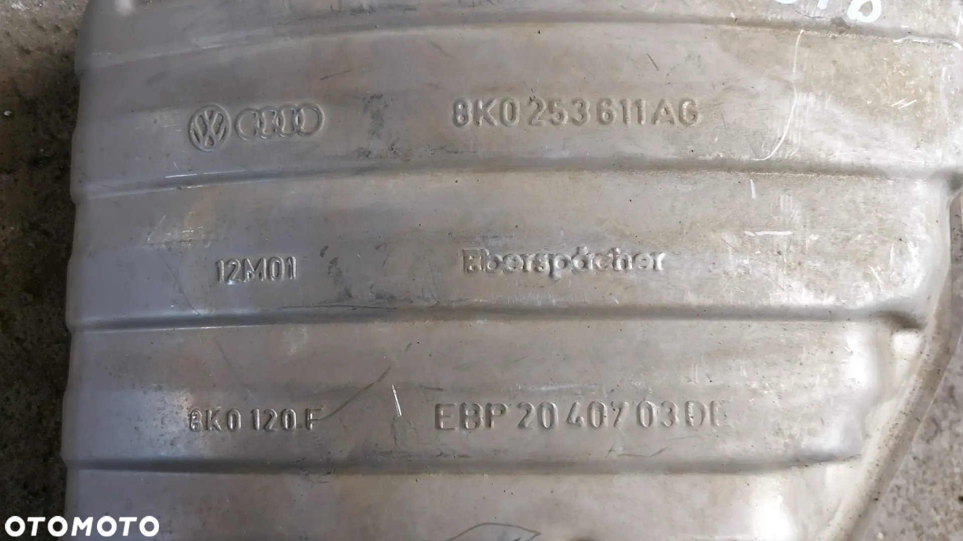 Tłumik Końcowy - Wydech Audi A4 B8 A5 8T 1.8/2.0 TFSI 8k0253611AG - (2007 – 2016) - Gwarancja Wysyłka - 3
