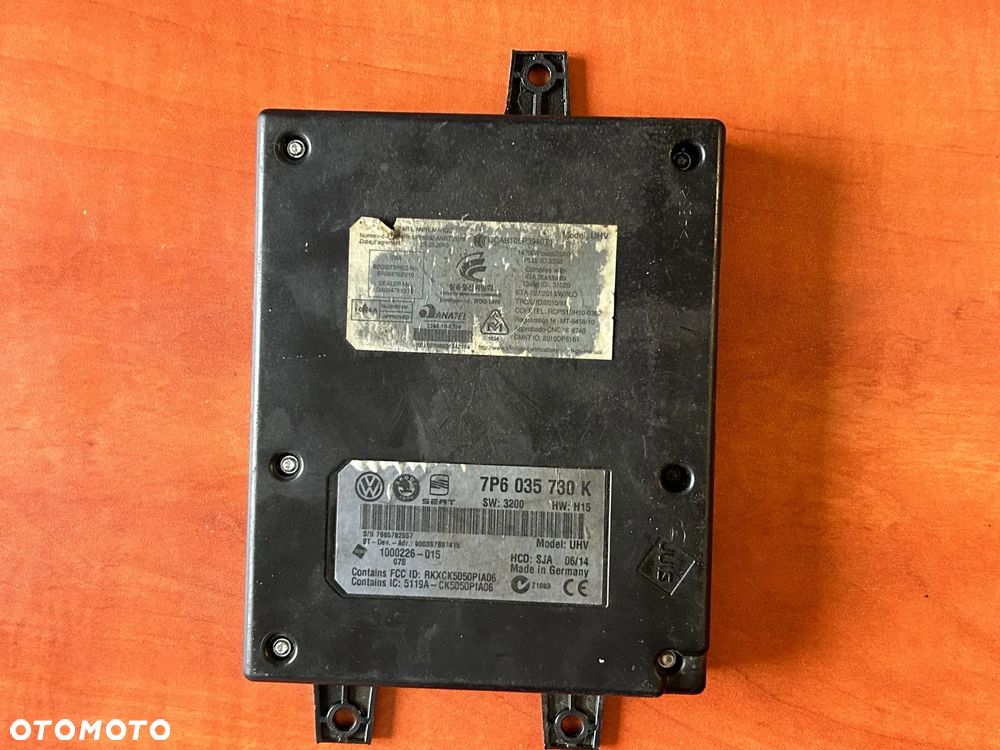 MODUŁ STEROWNIK BLUETOOTH 7P6035730K VW SKODA SEAT - 1