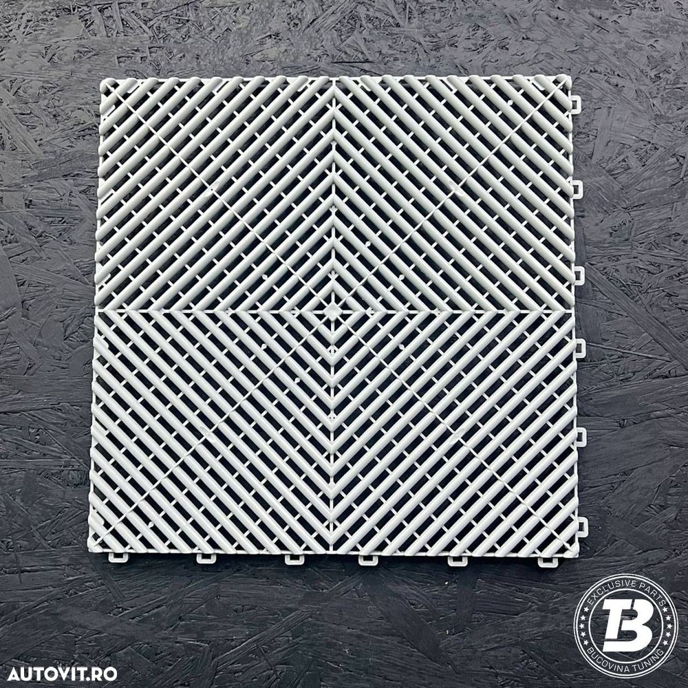 Pardoseala Modulara pentru Garaj si Ateliere Detailing - Gri Deschis - 11