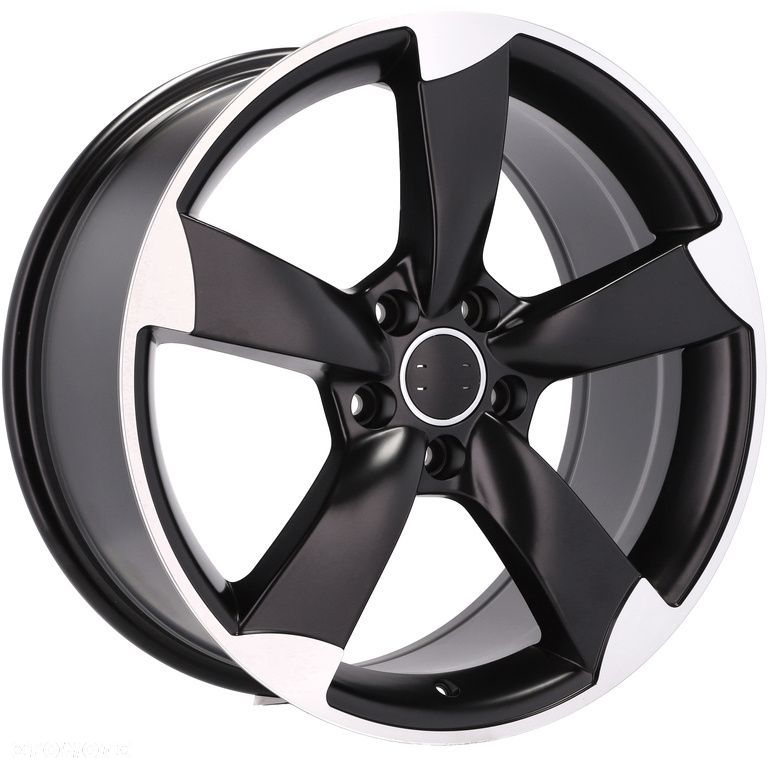 4x Felgi 18 m.in. do AUDI A3 8Y 8P 8V A4 B6 B7 B8 B9 A6 C6 C7 Q2 GA Q3 Rotor Style - BK217 (FBX341) - 3