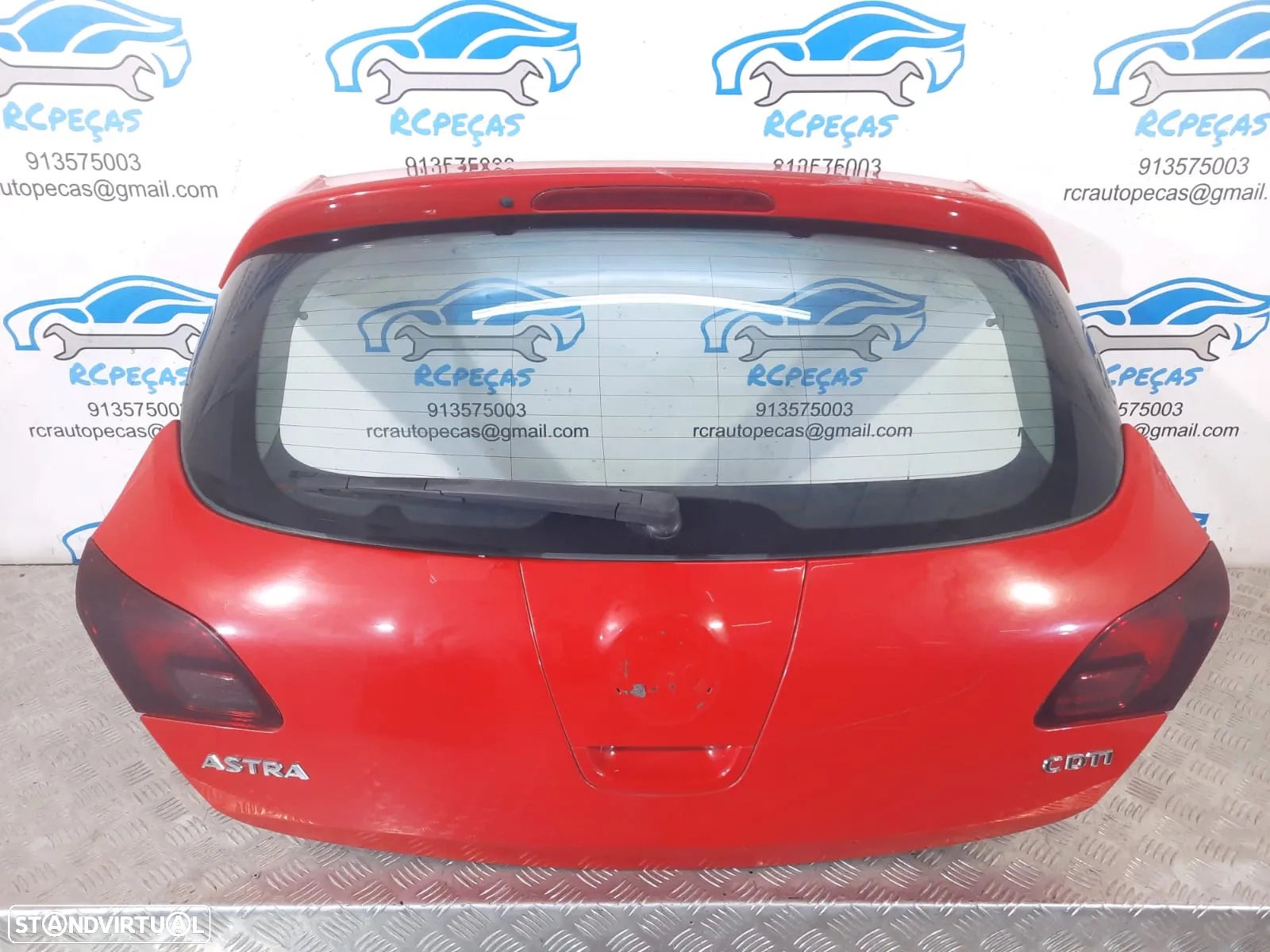 PORTA TAMPA MALA OPEL ASTRA J P10 SRI 13372624 FECHO PUXADOR MOTOR VIDRO 3º STOP - 4