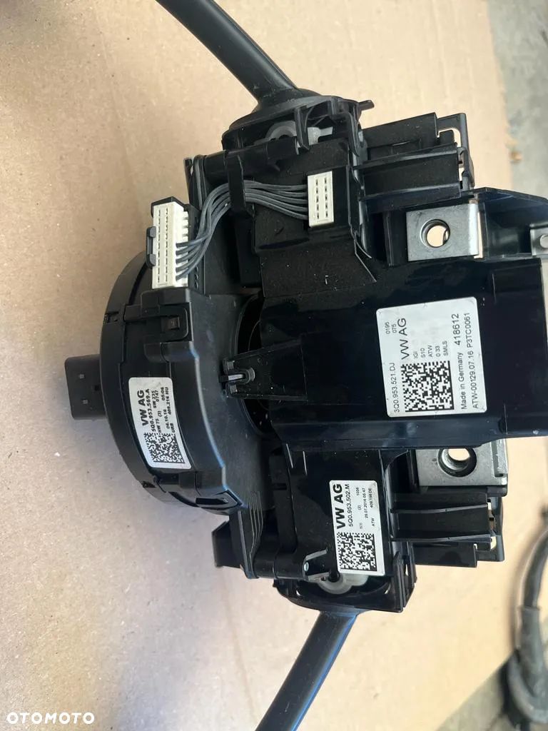VW PASSAT B8 ŚLIMAK ZWIJAK TAŚMA POD KIEROWNICE 5Q0953569A MANETKI PRZEŁĄCZNIK ZESPOLONY 3Q0953521DJ 5Q0953502M - 1