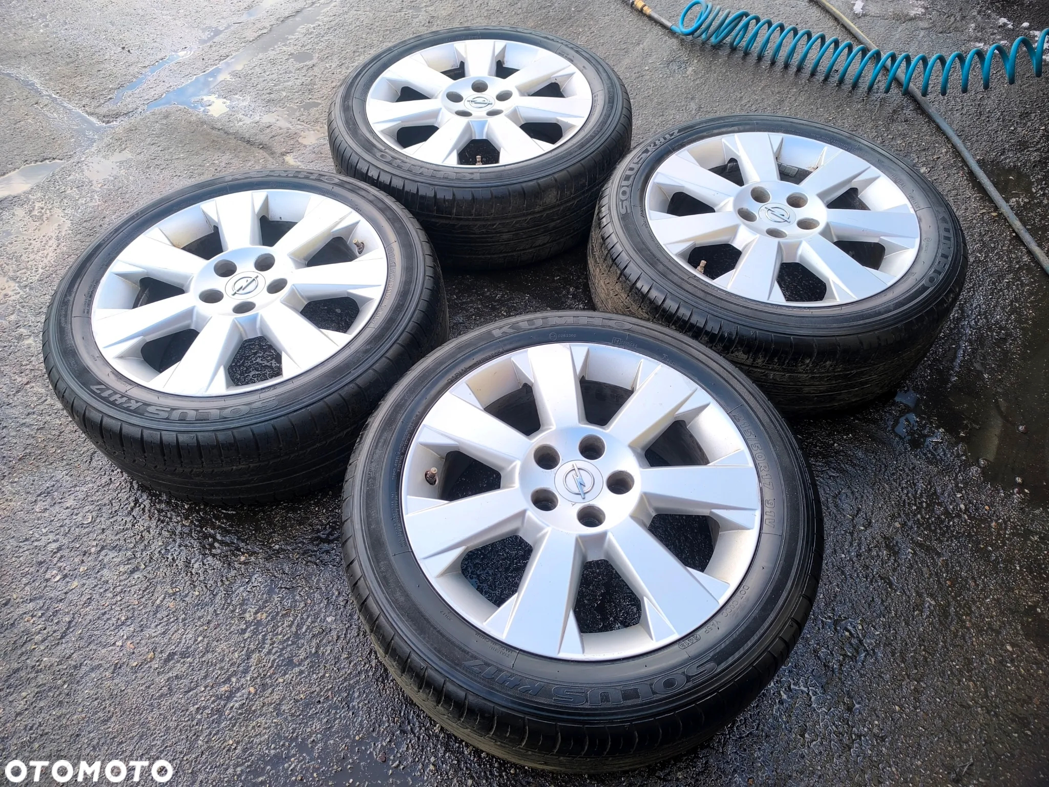 5x110 Felgi Aluminiowe Alufelgi 17 Koła Letnie Lato OPEL ASTRA H Vectra C Signum MERIVA B Zafira A B SAAB 9-3 9-5 900 II 6mm Legnica ALU-RAD 215/50 - 2