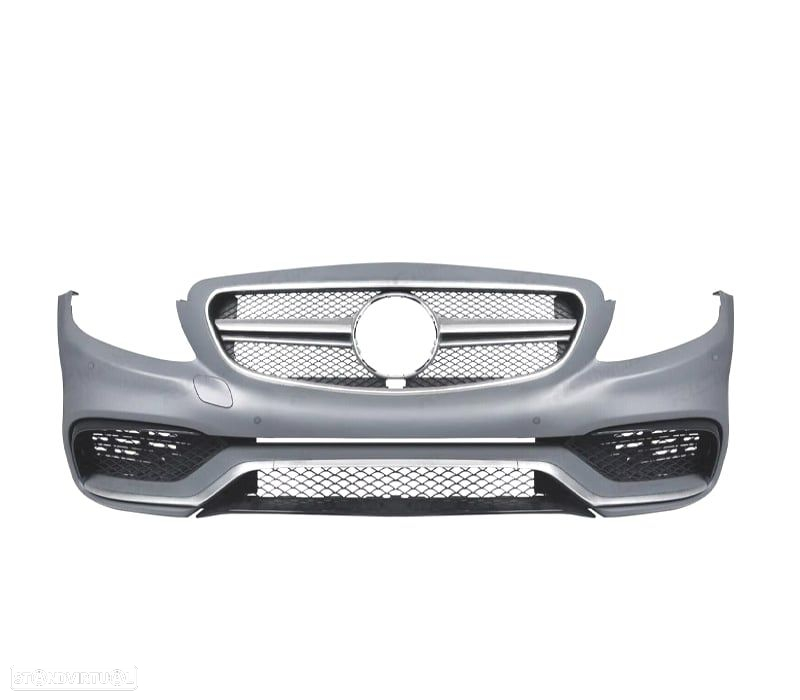 PÁRA-CHOQUES FRONTAL MERCEDES CLASE C W205 14-18 LOOK AMG PDC + GRELHA - 2