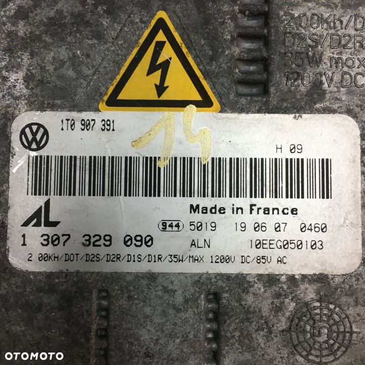 PRZETWORNICA XENON LEWA/PRAWA GOLF V 1T0907391 OK - 7