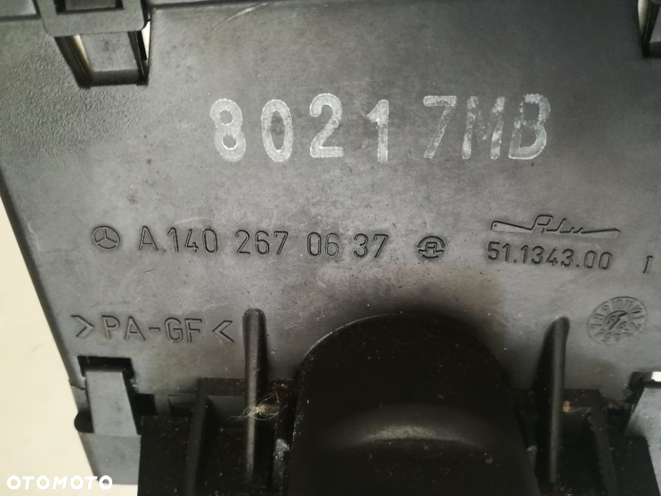 LEWAREK WYBIERAK ZMIANY BIEGÓW AUTOMAT MERCEDES E KLASA W210 A1402670637, PP210267075 - 2