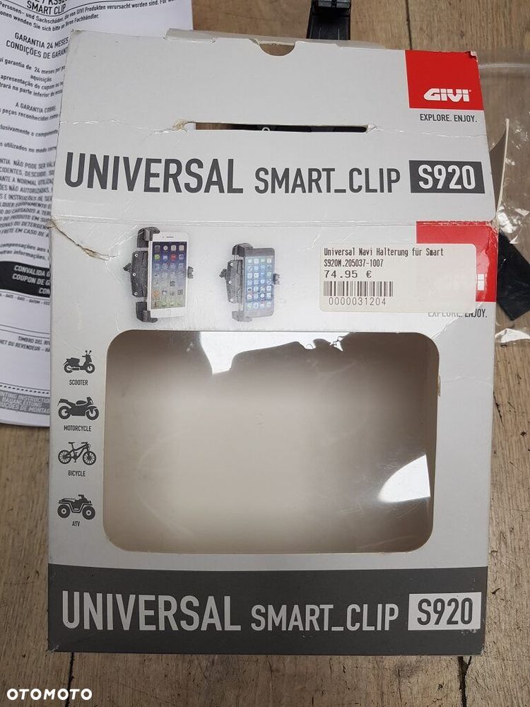 Uniwersalny uchwyt na nawigację smartfona Givi S920M - 7