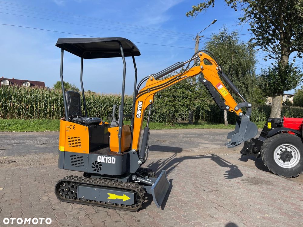 Inny Minikoparka CAPTOK CK13D NOWA KOPARKA 1.3 TONY 2026 ROK RATY/LEASING - Szybka decyzja ! Łyżka, Joystick, Ścisk mechaniczny z przodu SUPER STAN - 16