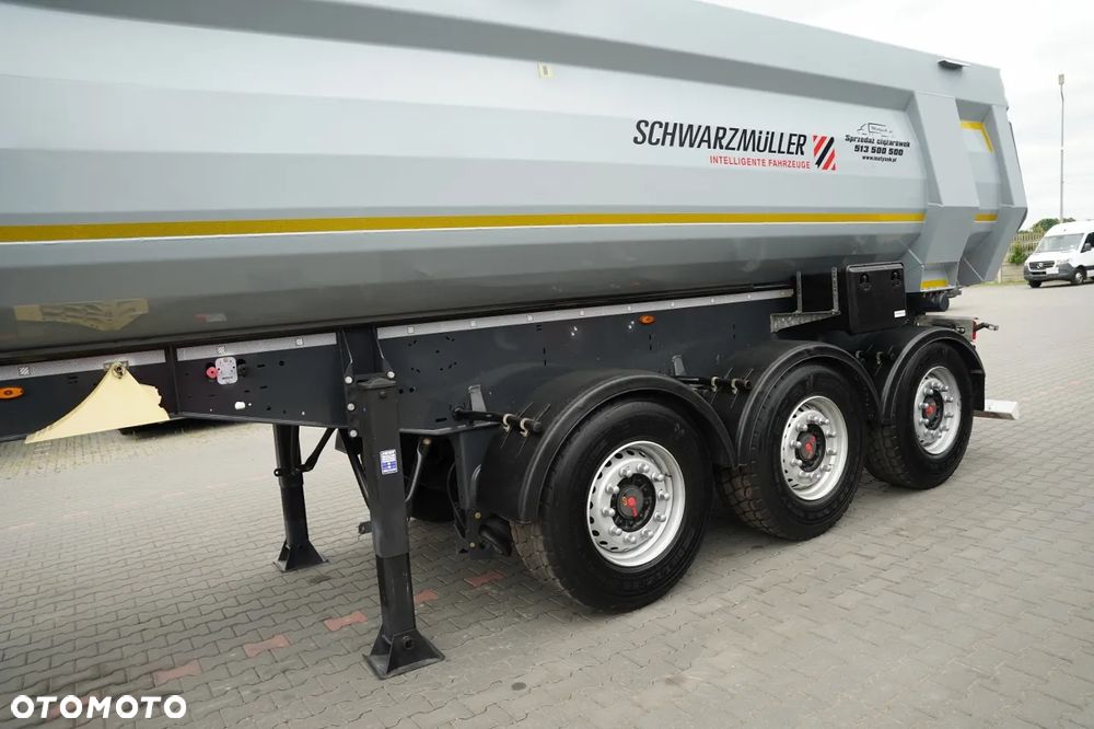 Schwarzmuller WYWROTKA / 26 m3 / STALOWA RYNNA / STANDARD / OŚ PODNOSZONA / SAF - 10
