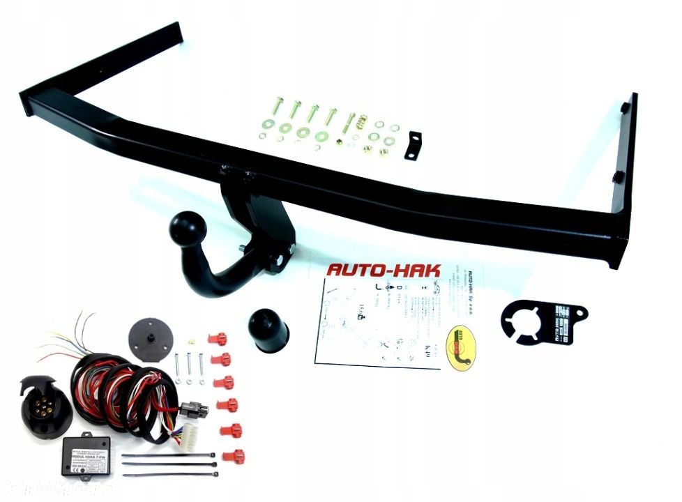 NOWY ORYGINAŁ HAK HOLOWNICZY Z MODUŁEM 7PIN  DO VW VOLKSWAGEN GOLF 5 V VARIANT KOMBI od 2007 do 2009 - 6