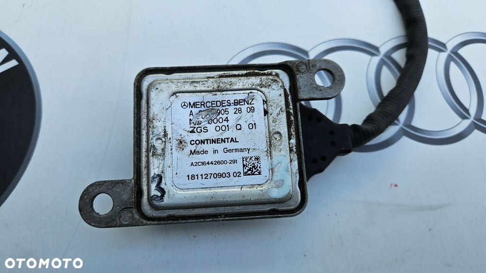 MERCEDES ML 166 GL GLE 292 350 CDI Czujnik temperatury A0009057104 A0009056904 sonda nox A0009052809 czujnik ciśnienia spalin A6429050200 wtrysk adblue moduł dozujący A0004901313 - 6