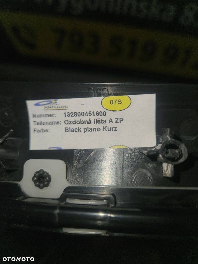 SKODA SUPERB III DEKORY DEKOR BLACK PIANO - 5