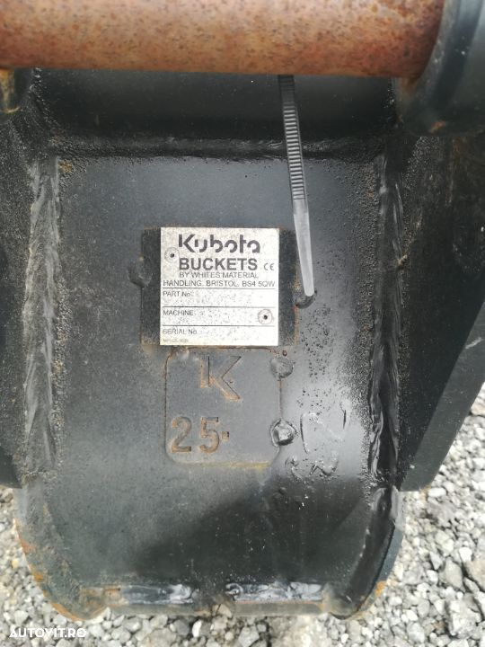 Cupa miniexcavatoa Kubota - 2