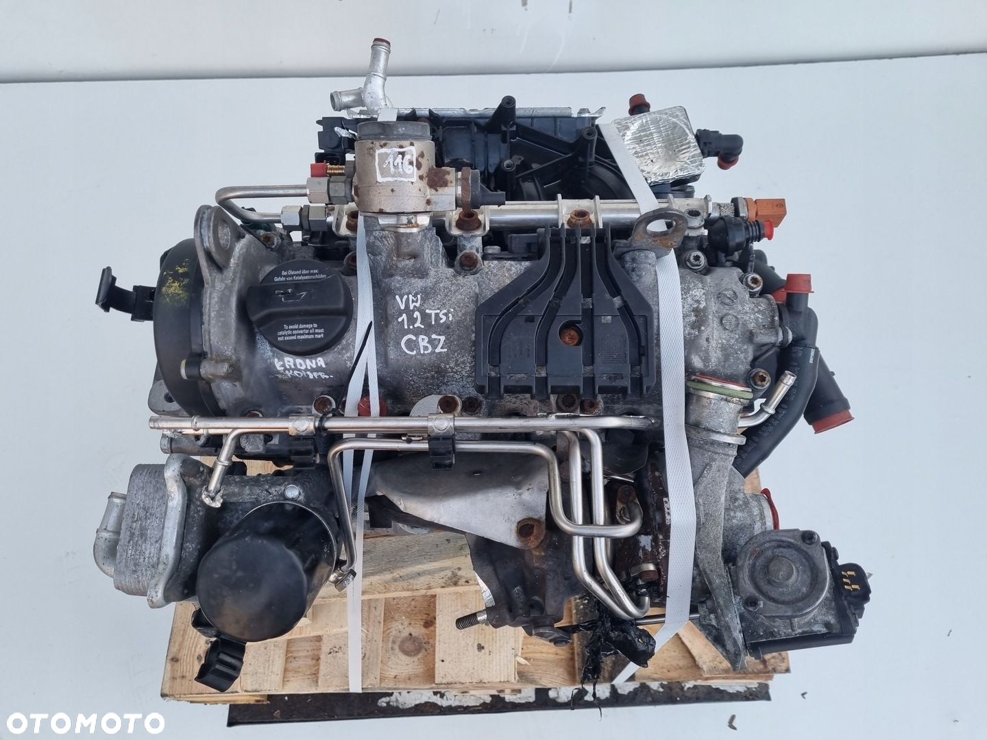 SILNIK KOMPLET Audi A3 II 8P 1.2 T TSI TURBO 105KM kompresja CBZ CBZB - 3