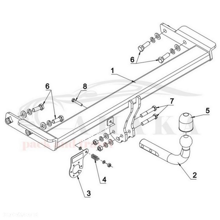 Hak Holowniczy Odkręcany Do Volvo S60 Sedan 2010-2018 - 5
