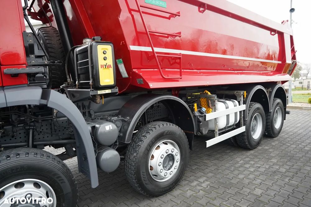 Mercedes-Benz AROCS 4145 / 8x6 / BASCULABILĂ PE SPATE / SKIBICKI / CUTIE DE VITEZE MANUALĂ / ANVELOPE NOI - 14