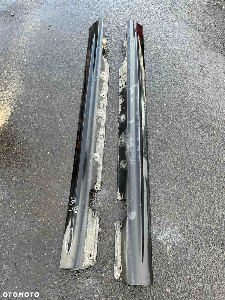 Listwa progowa nakładka Bmw e46 Black Sapphire 475 Prawa lewa - 2