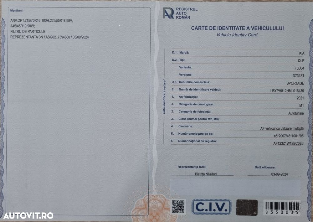 Kia Sportage 1.6 CRDI AWD Eco-Dynamics+ (48V M-H) DCT Vision - 20