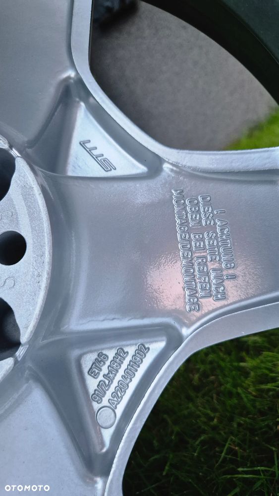MERCEDES 18 AMG MONOBLOCK CNC MONOBLOK W215 W220 W140 W124 R129 9.5J 8.5J  5X112 FELGI KOŁA ALUMINIOWE - 12